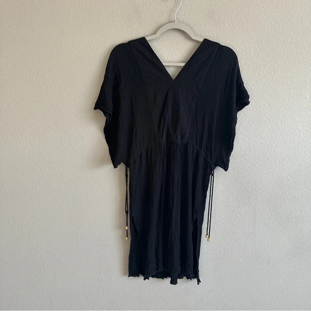 Lauren Ralph Lauren Black Swim Coverup Dress Small